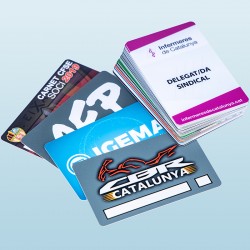 PVC cards (VISA type)